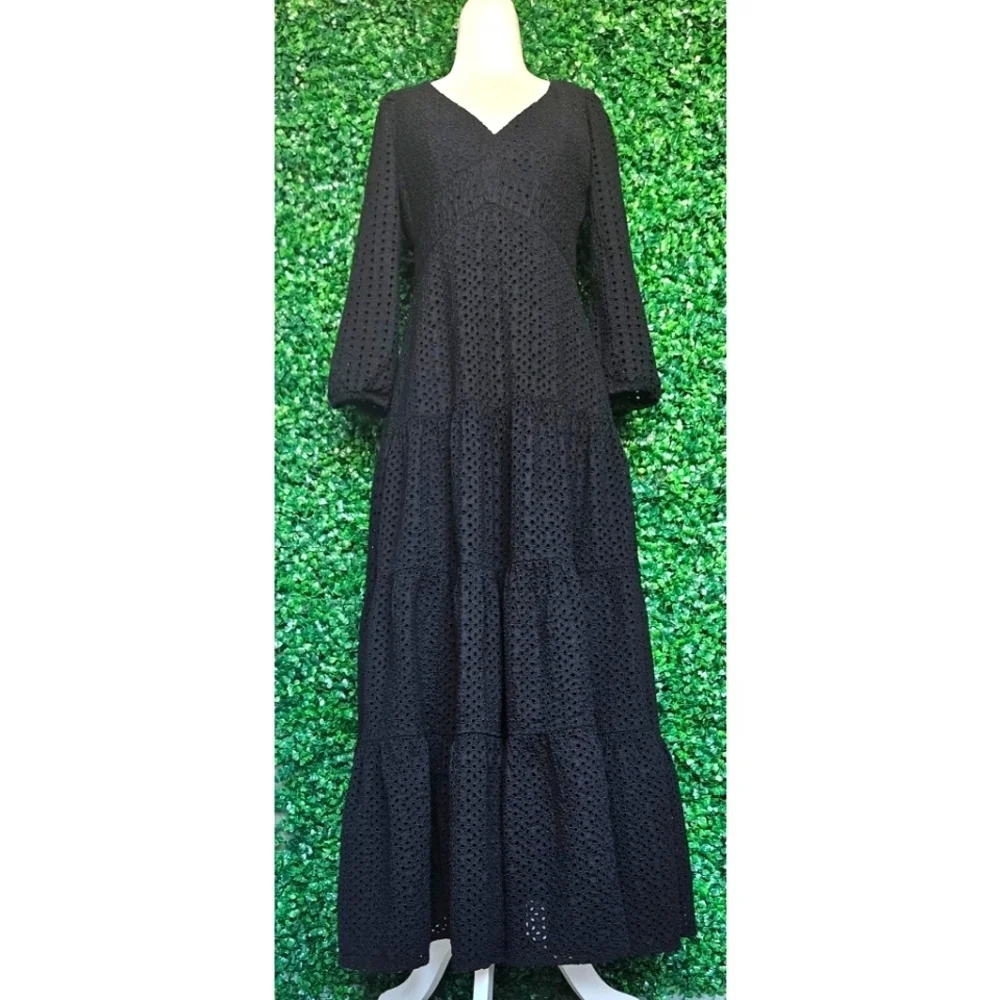 J.Crew Tiered Eyelet Dress
